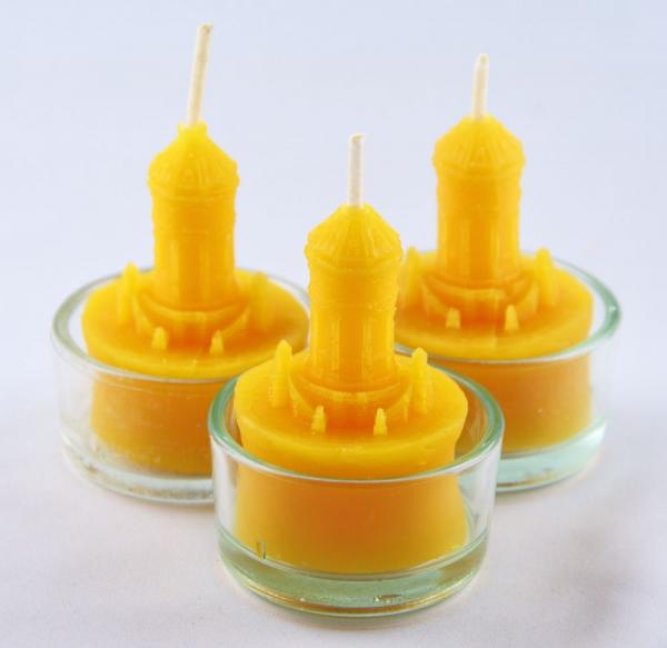 Teelicht, Motiv Mannheimer Wasserturm