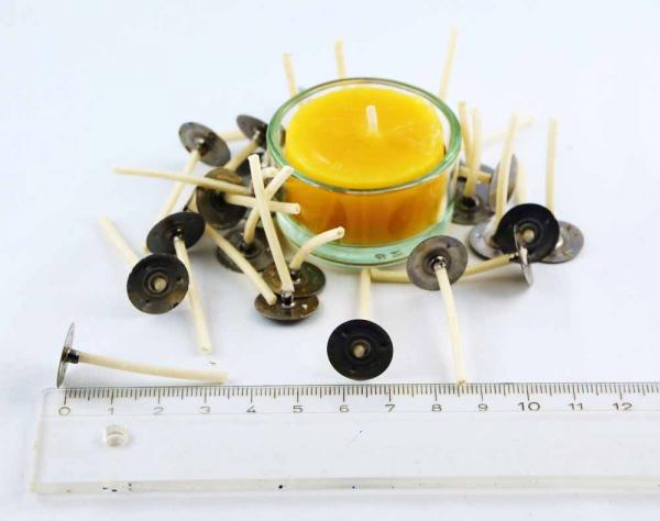 Teelichtdocht lang, 5 Stck.